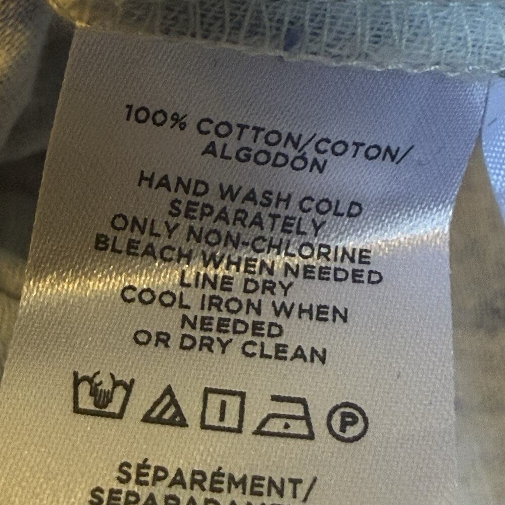 Ann Taylor Maxi Dress Sz XS 38" Bust Cotton Blue Tiny Paisley Print Pockets Boho - Picture 10 of 10